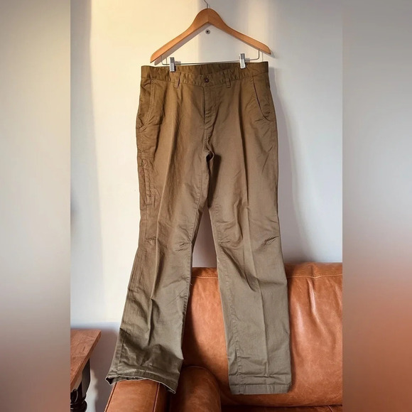 The North Face Canvas Pants - khaki green - Size 34W/32L - Picture 2 of 4